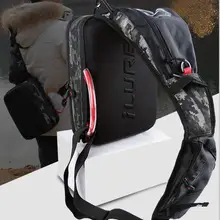 BaMMax многофункциональная Рыболовная Сумка 31*23*11 см, водонепроницаемая, холщовая, для улицы, портативная, большая емкость, крючок, приманка, сумка, рыболовные снасти, Pesca