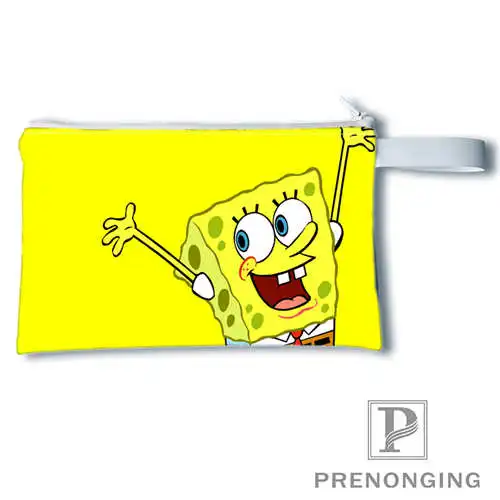 

Custom spongebob Printing Coin Purse Change Purse Zipper Zero Wallet Phone Key Bags Fashion Small Female Purse#19-01-22-4-178