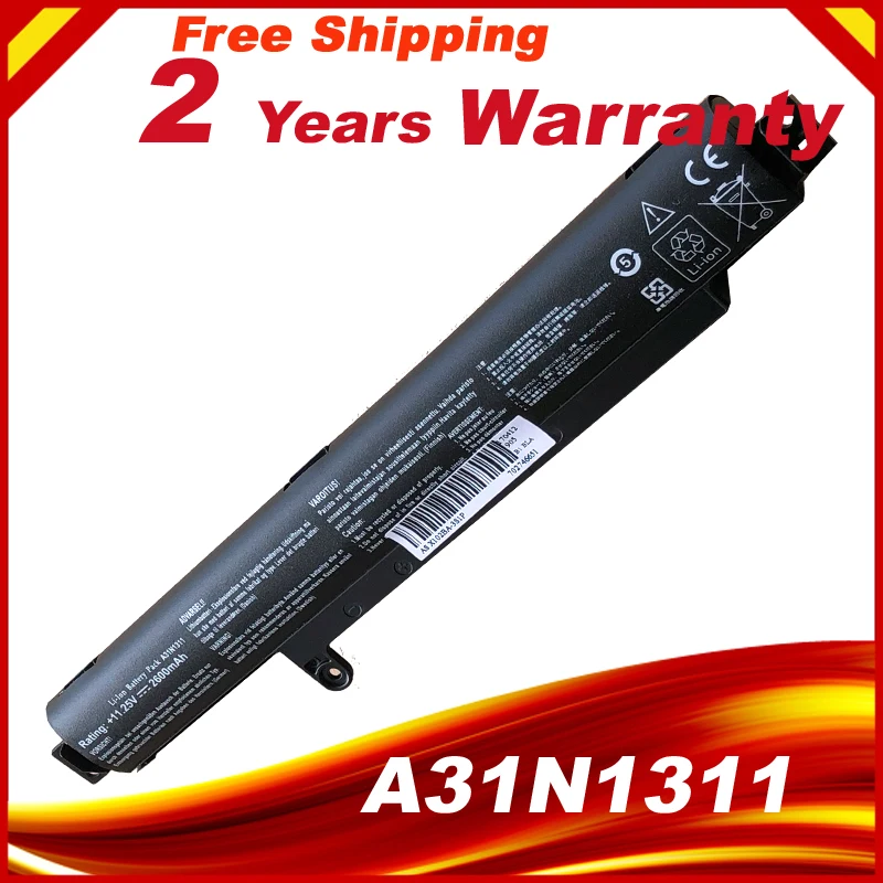 Laptop battery for ASUS VivoBook F102BA X102B X102BA Series X102BA-HA41002F 102BA-BH41T A31N1311 F102BASH41T