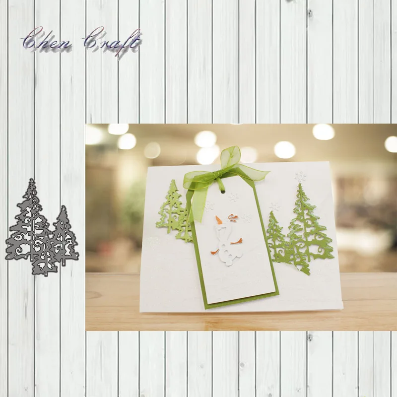 

Pine Metal Cutting Dies Scrapbooking For Card Making DIY Embossing Cuts New Craft Die
