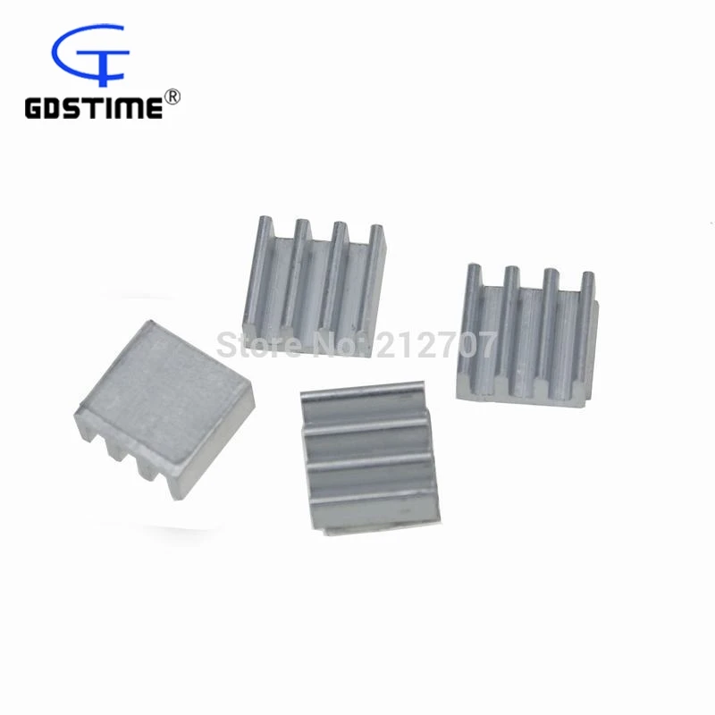 Алюминиевый теплоотвод Gdstime 11X11X5MM 100 шт. | Компьютеры и офис