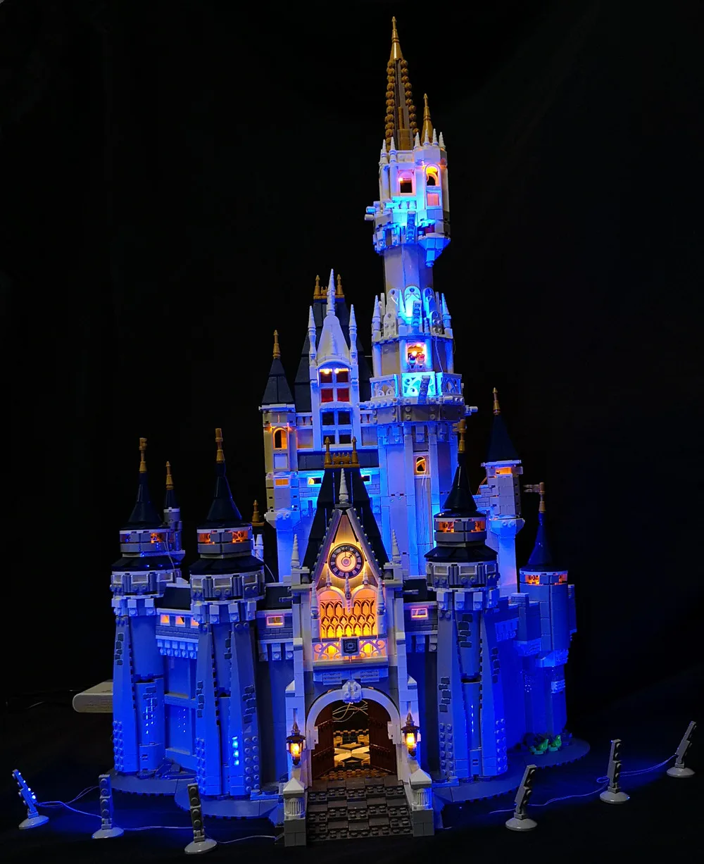 lightailing disney castle