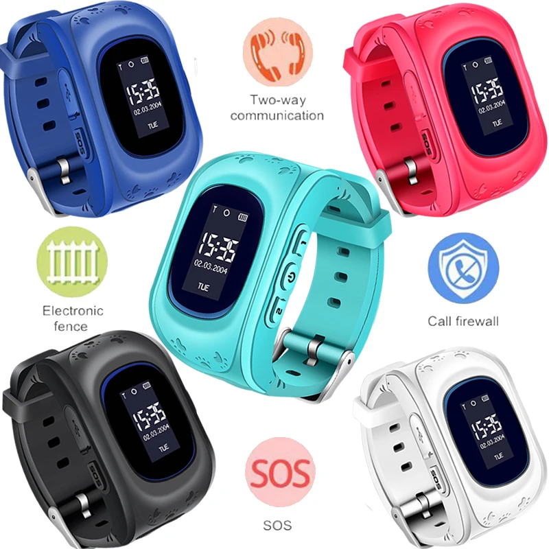

New Listing Children Smart Watch Waterproof Digital Watch OLED Color Touch Screen LBS Security Positioning Tracker Smartwatch