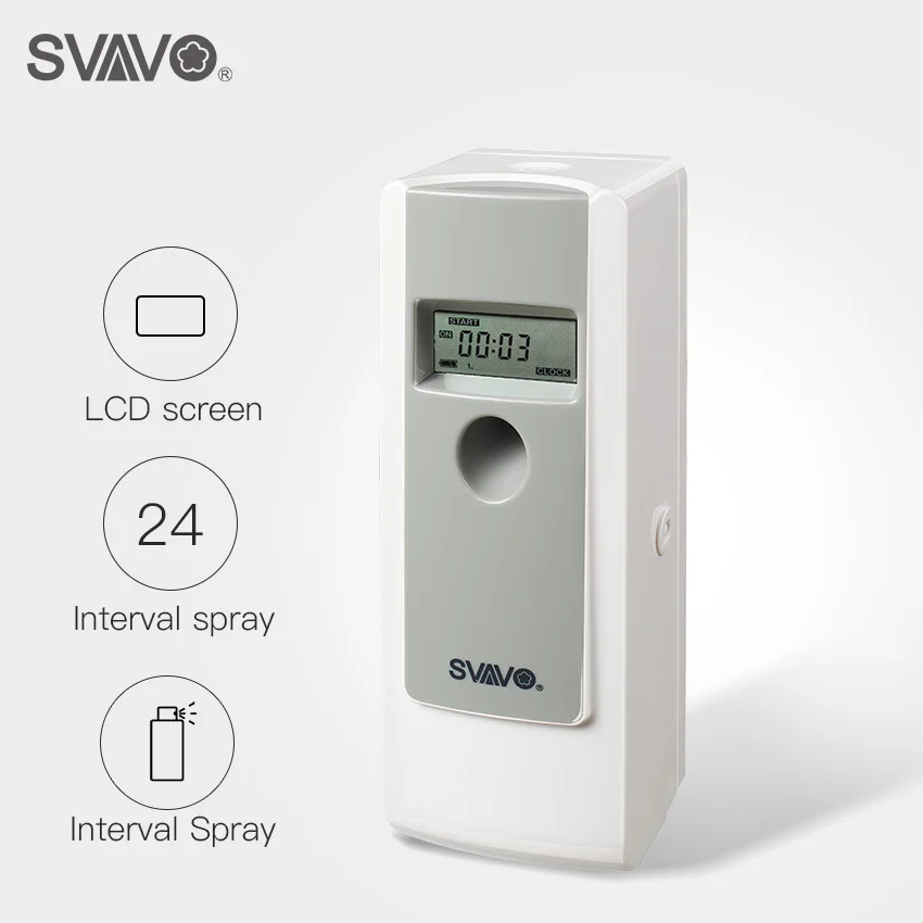 SVAVO ЖК дисплей экран гибкая установка автоматический дозатор духов освежители воздуха VX485D