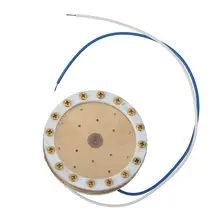 Микрофон 34 мм Большая майларовая Капсульная диафрагма конденсаторный двухсторонний M7 K47 K49 K87 крепление для замены Neumann DIY