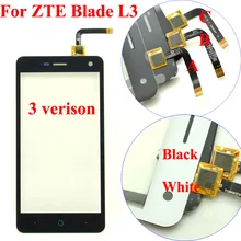 5.0 inch New Touch Screen Digitizer Panel For ZTE Blade HN V993W L3 Smartphone Front Glass Touchscreen Sensor 3 Version