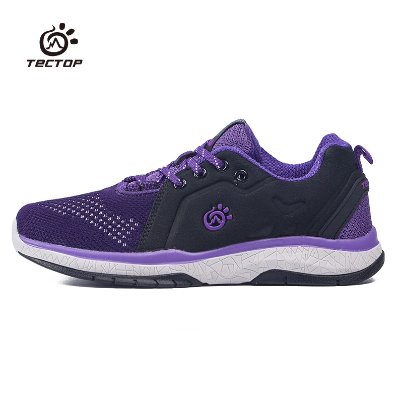 

TECTOP Ultra-light Breathable Anti-skid Damping Running Shoes Women Camping Outdoor Sports Shoes Fitness Jogging Travel Sneakers
