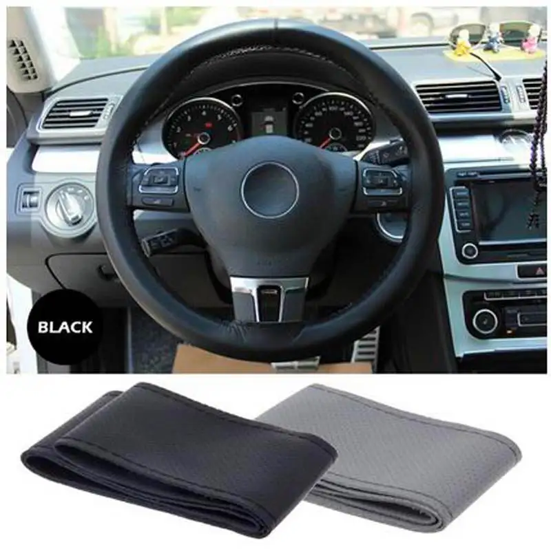 Buy Sew on Car Steering Wheel Cover Hole Digging