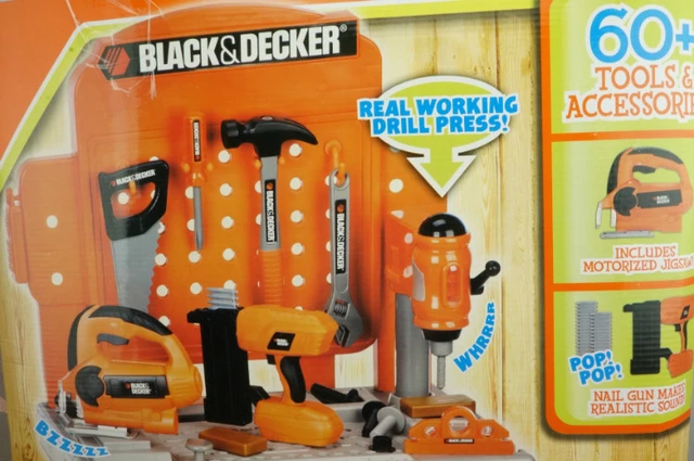 Black & Decker, Toys, New Black Decker Junior Builder Workbench Ages 3