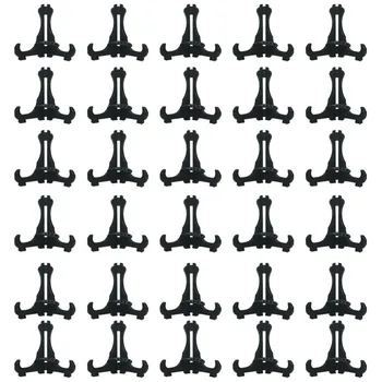 

1.3 inch Mini Black Display Stand Easel for Coin Air-Tite Holder Capsules Challenge Medals Casino Chips (Qty30)