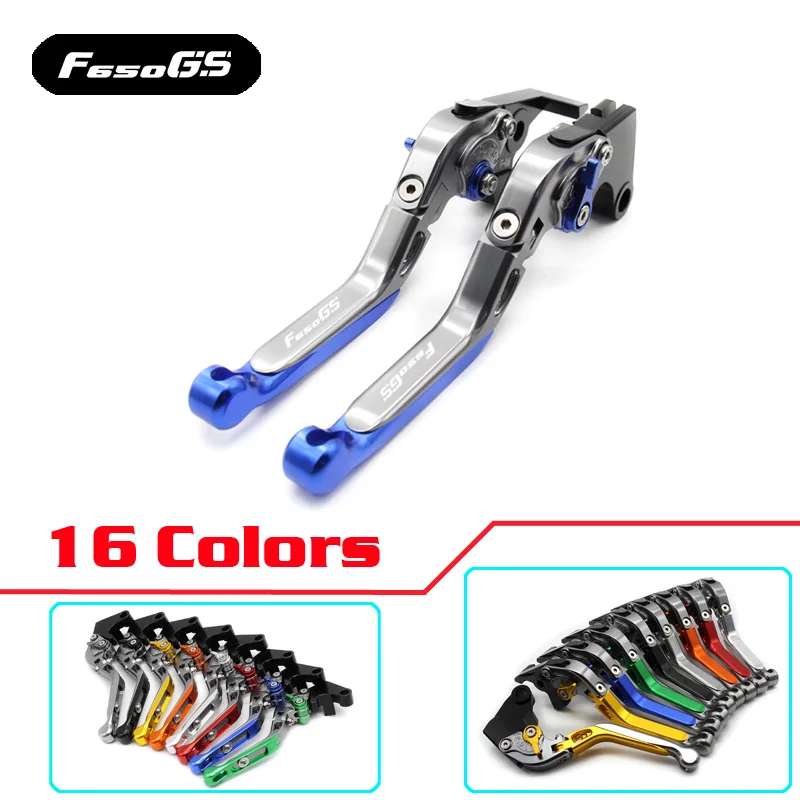 

For BMW F650GS F650 GS Dakar 650GS 2003-2007 LOGO Titanium color Motorcycle Adjustable Folding Extendable Brake Clutch Lever