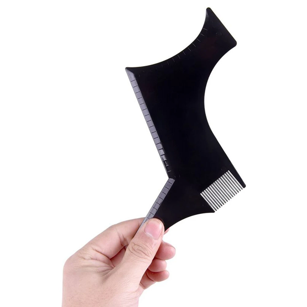 

Portable Beard Shaping Template Beard Comb All-In-One Tool Comb Hair Beard Trim for Man