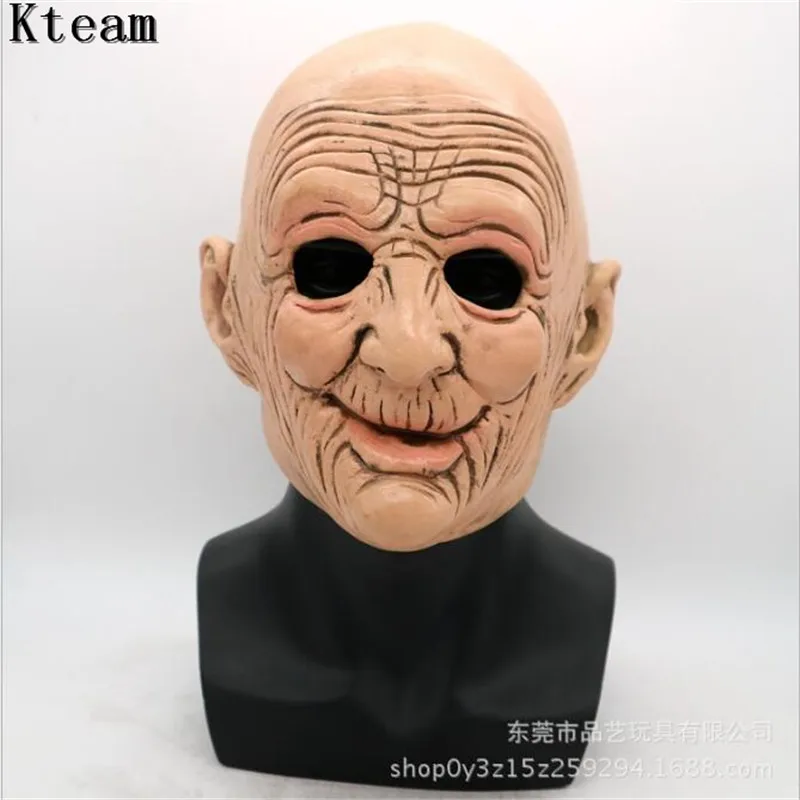 Топ Класс Хэллоуин жуткий страх реалистичный ужасный ghastful старика Маскарадная маска косплей с маской для лица костюмы вечерние реквизит игрушки
