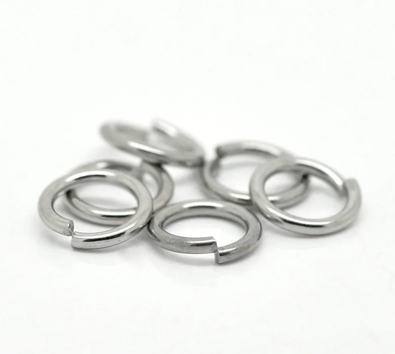 

LASPERAL 200PCs Stainless Steel Open Jump Rings 10x1.4mm For Jewelry Making Accessories DIY Hand Made Craft High Quality