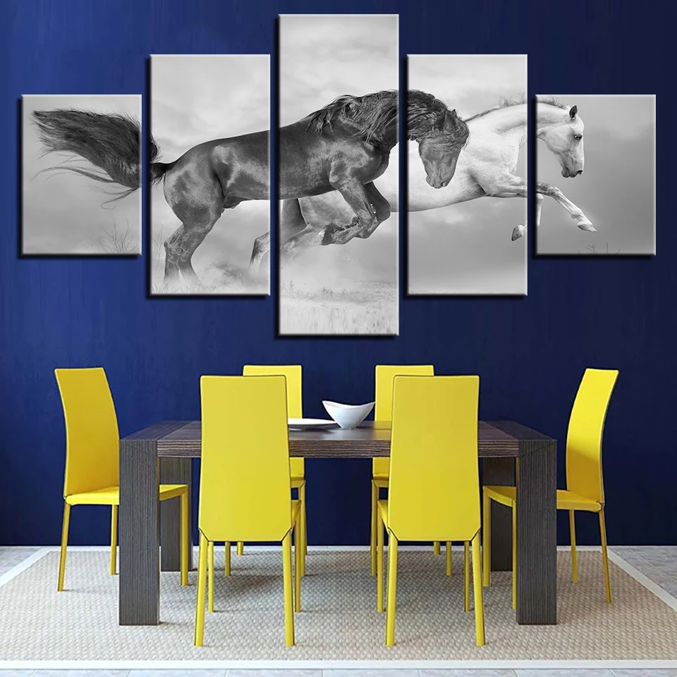 5 Pieces HD Prints Canvas Pictures Home Decor Framework