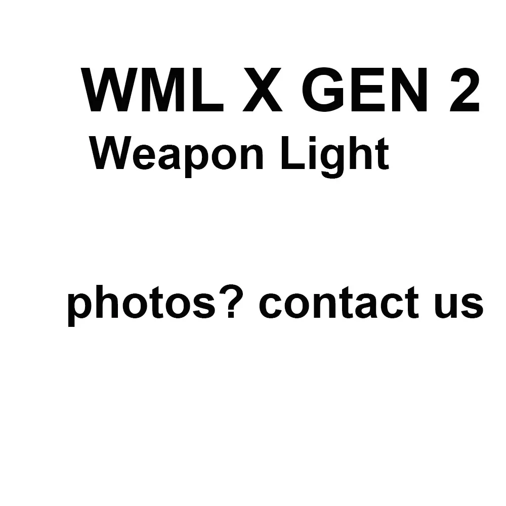 

Hunting sight WML X Tactical Illuminator Long Version WM103 Zaklamp Hoge helderheid Wapen Mounted Strobe Light WML