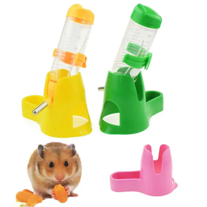 Transer Dog Bowl Dogs Food 3 in 1 Hamster Water Bottle Holder 120ML