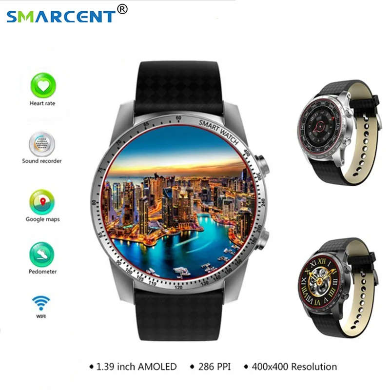 

Smart Watch KW99 Phone 3G WIFI GPS Watch Men Heart Rate Monitoring Bluetooth Smartwatch for Android Phone MTK6580
