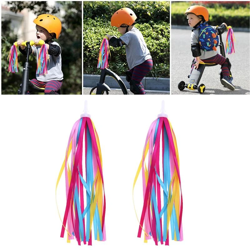 Bike Handlebar Streamers Bicycle Grips Tassels Ribbons Kids Scooter Accessories Bike Handlebar Streamers Bicycle Grips Tassels Ribbons Kids Scooter Accessories