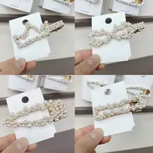 1 шт. для женщин модные полые сердце Imitiation заколки для волос с жемчугом шпильки для геометрический водослива Hairgrip Аксессуары для волос