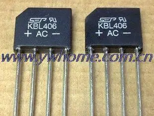 2 x мостовой диодный выпрямитель KBL406 KBL-406 4A 800V UL |