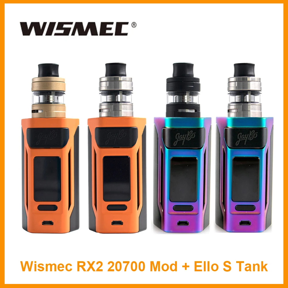 

Clearance Original Wismec Sinuous Ravage230/Reuleaux RX2 20700 TC Box Mod And 2ml Eleaf Elllo S Tank VW/TC/TCR Mode Vape E-Cig