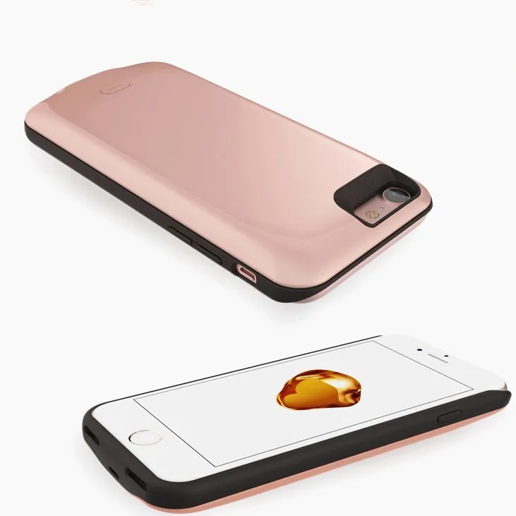 Магнитный противоударный чехол для зарядного устройства для iPhone7 8 Plus, внешний аккумулятор, запасная упаковка, чехол для зарядки, портативное зарядное устройство