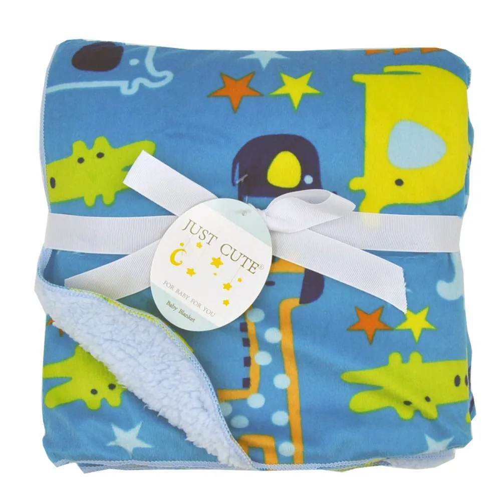 Просто симпатичное одеяло для малыша новорожденного плюшевое детское Пеленальное Одеяло для коляски супер мягкое покрывало с ворсом животное Manta Bebe Cobertor Bebe