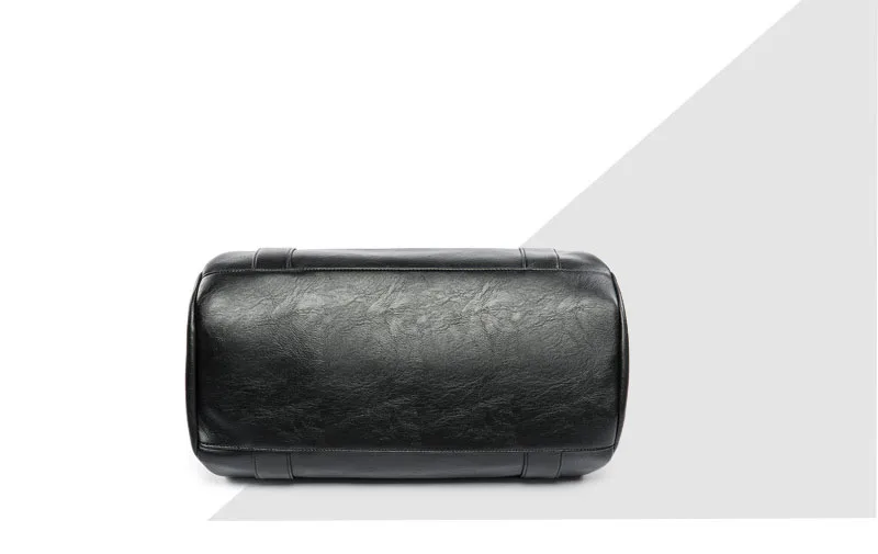 Wellvo мужская дорожная сумка из искусственной кожи, Мужская большая сумка для багажа, черная сумка через плечо, XA35WC
