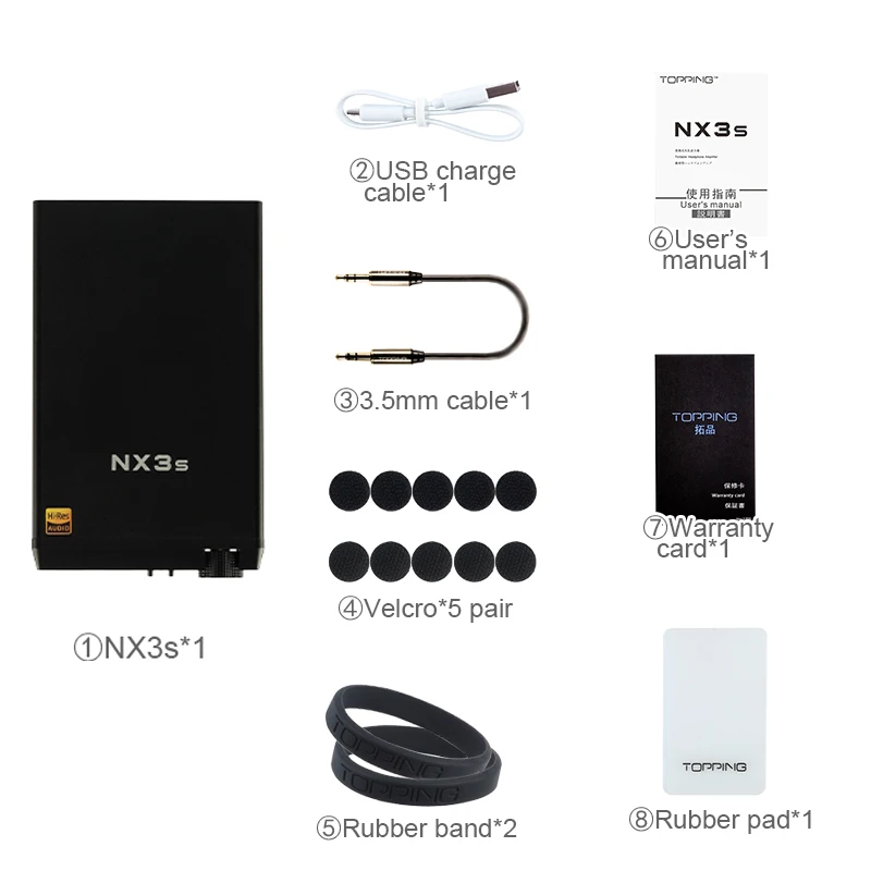 Топпинг NX3s Портативный USB усилитель для наушников OPA2140 IME49720 Мини HIFI аудио 3 5 мм