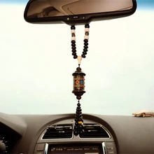 Автомобильный орнамент, подвеска буддизм, персик, резьба по дереву, бусины, авто зеркало заднего вида, отделка, украшение, аксессуары, Висячие, авто стиль, подарок
