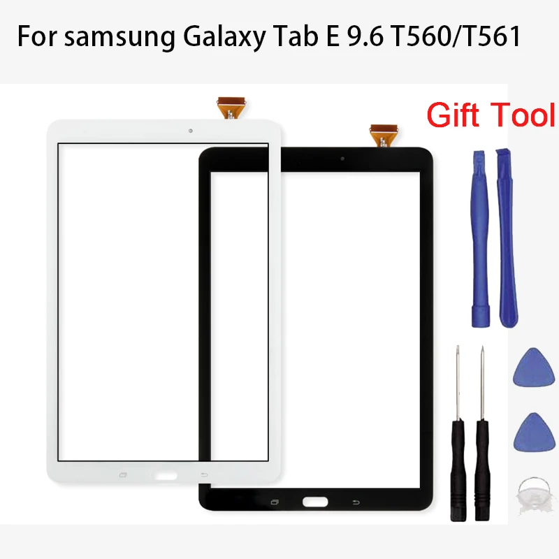 Touch screen Sensor For Samsung Tab E 9.6 SM-T560 T561 Screen Glass Digitizer Front Panel Replacement With Stickers Tool | Компьютеры и