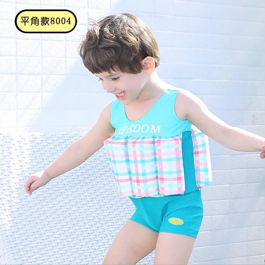 hot sale cute children kid boys swimwear Buoyant swimsuit baby boy