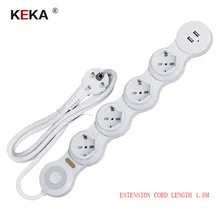 KEKA EU standard Plug socket 1 TO5 power socket adjustable Kitchen Table Electrical Socket Power 1 Led+2 charge Port Outlets usb 1 to 2 cigarette power socket spliter individually relocatable