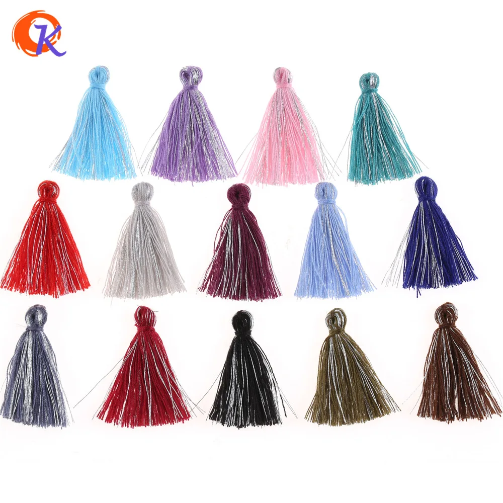Cordial Design 50pcs 3cm/tassel/cotton Tassel/rhodium Tassels For Diy