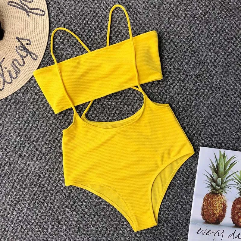 

Brazilian Bikini 2019 Swimwear Women Strap Swimsuit Female Bandeau Bikinis Set Push up Sexy Bathing Suit Maillot de bain Summer