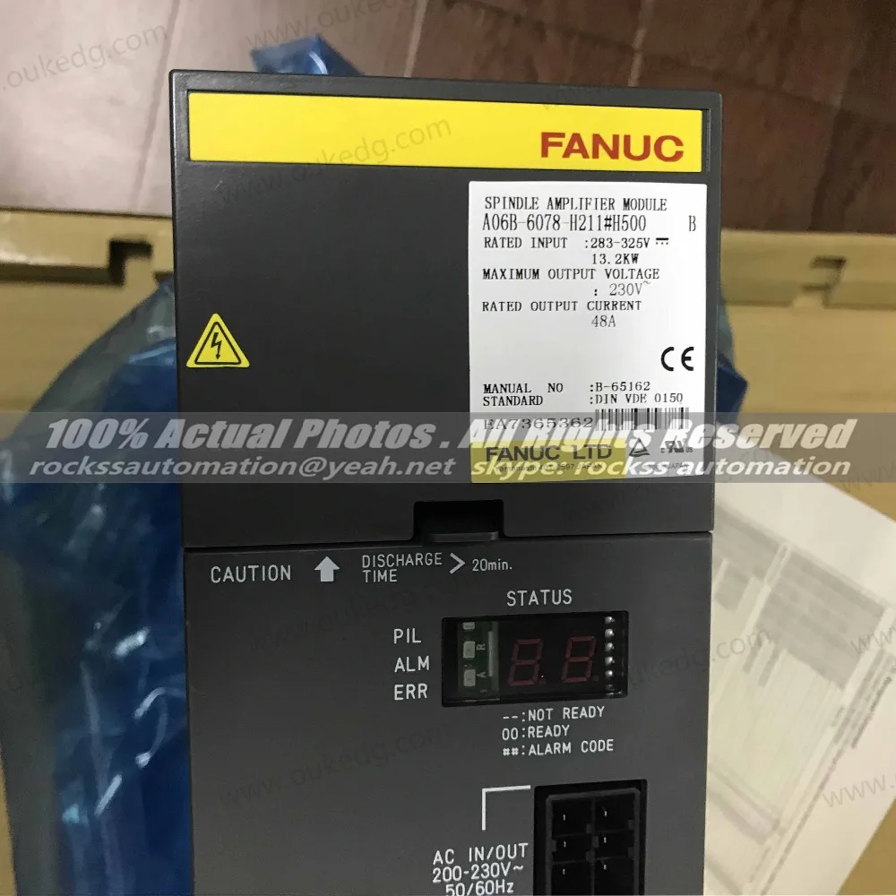 Fanuc A06B-6078-H211#H500 servo drive controller