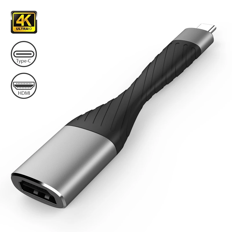 USB C к HDMI конвертер портативный Тип c папа Женский адаптер 4 30 Гц разрешение для Macbook