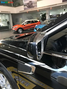 

For Renault Koleos 2017 Second Generation ABS Chrome Side Door Rearview Side Glass Mirror Protector Frame Trims Car Styling 2pcs