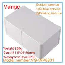 2 шт./лот экструдированный формы оболочки проект коробка 161,5*94*66 мм IP68 Водонепроницаемый ABS из серии "сделай сам", распределительная коробка для модуль печатной платы устройства