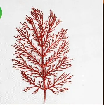 10 шт. рождественские искусственные листья имитация листьев рождественские украшения 40x19 см