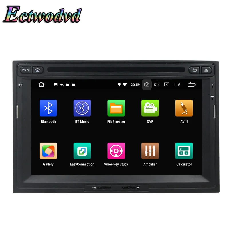 Discount Ectwodvd Octa Core 4G RAM 64G ROM Android 9.0 Car Multimedia DVD Player For Peugeot Berlingo 3008,5008,PG partner 2010-2016 1
