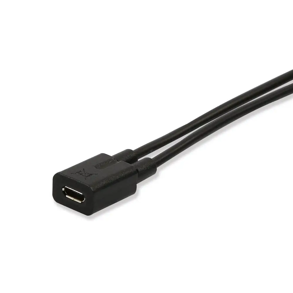 Electop Micro USB 2,0 мама к двойной 2 сплиттер папа-папа Y расширение данных Кабель зарядного устройства Шнур Micro USB Мужской для передачи данных