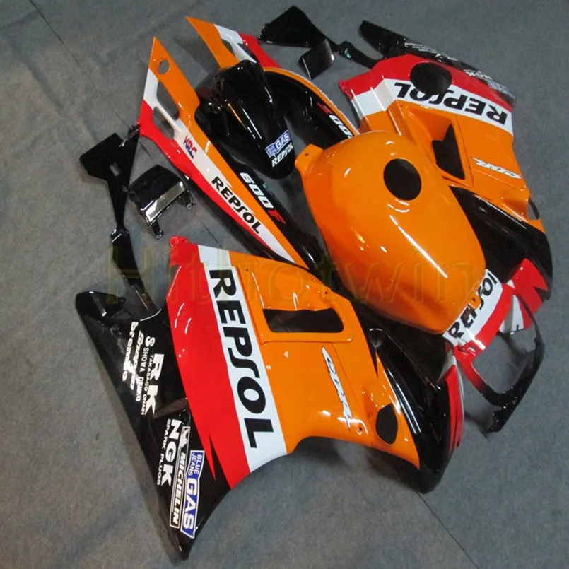 I Пользовательские Обтекатели мотоцикла для HONDA CBR600F2 1991-1994 ABS пластиковые моторные панели+ Botls+ silvergray M2 - Цвет: I