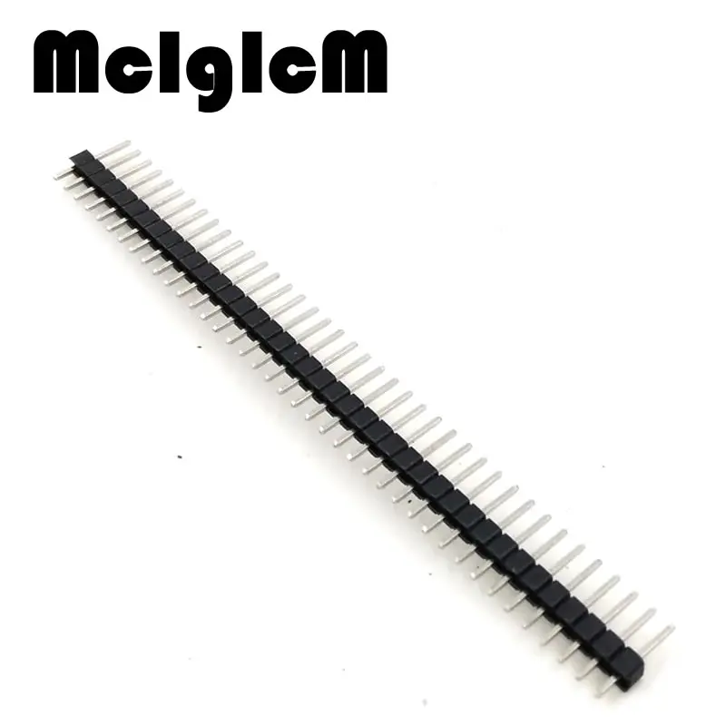 30pcs lot Pin Header 2 54mm Single Row Male Pin Connector 2 54mm 40 Pin 1