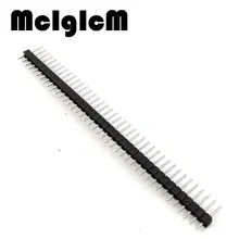 30pcs/lot Pin Header 2.54mm Single Row Male Pin Connector 2.54mm 40 Pin 1*40pin Breakable Pin Header Connector Free Shipping