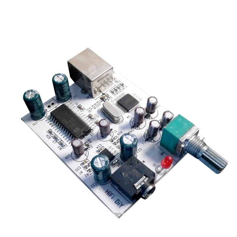 Декодер DAC CM108 + TDA1305T TDA1308 IIS/I2S на выход 3 5 мм USB Amp DecoderA1 009|Цифро-аналоговые