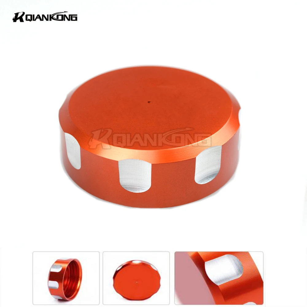 

R QIANKONG For KTM DUKE 125 200 390 RC 125 200 390 SMC/R 690 Supermoto Aluminum CNC Engine Rear Filter Fluid Reservoir Cap Cover