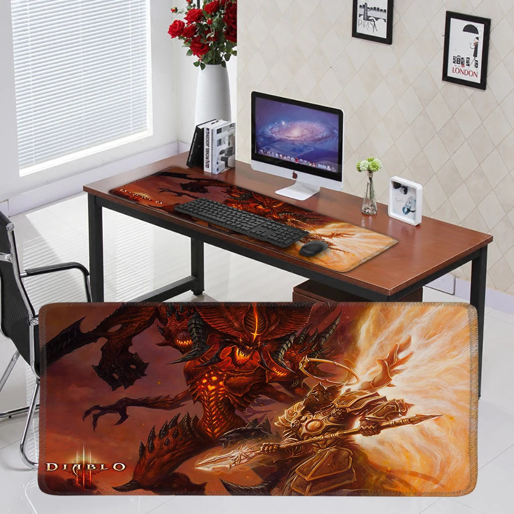 YIMAOC 30*60 см большой коврик для мыши геймерский резиновый игровой Настольный с