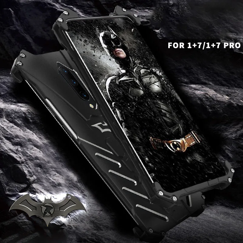 Чехол для Oneplus 7 Pro оригинальный R JUST Роскошный Алюминиевый металлический чехол One